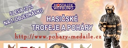 Hasičské trofeje a poháry - HOSTALEK-WERBUNG spol. s r.o. | Poptávky, cenové nabídky a veřejné zakázky