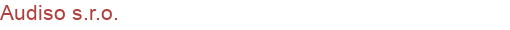 Audiso s.r.o. | Systémy a certifikace ISO 9001