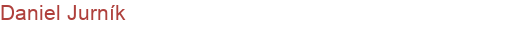 Daniel Jurník | Webstránky, webhosting