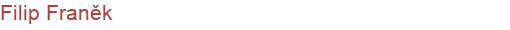 Filip Franěk | Webstránky, webhosting