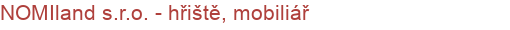 NOMIland s.r.o. - hřiště, mobiliář | Městský a obecní mobiliář