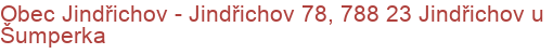 Obec Jindřichov - Jindřichov 78, 788 23 Jindřichov u Šumperka