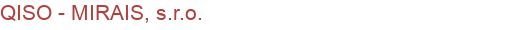 QISO - MIRAIS, s.r.o. | Systémy a certifikace ISO 9001