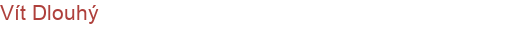 Vít Dlouhý | Webstránky, webhosting