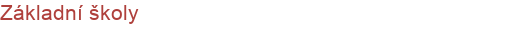 Základní školy