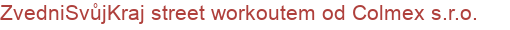 ZvedniSvůjKraj street workoutem od Colmex s.r.o.