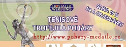 Tenisové trofeje a poháry - HOSTALEK-WERBUNG spol. s r.o. | Poptávky, cenové nabídky a veřejné zakázky