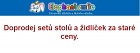 Doprodej setů stolů a židliček za staré ceny - Elephant smile cz, s.r.o.