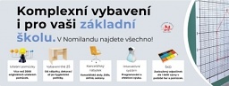 Komplexní vybavení pro vaši základní školu od NOMIland CZ | Poptávky, cenové nabídky a veřejné zakázky