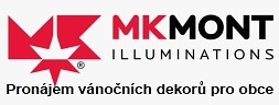 Pronájem vánočních dekorů pro obce od firmy MK - mont illuminations s.r.o. | Poptávky, cenové nabídky a veřejné zakázky